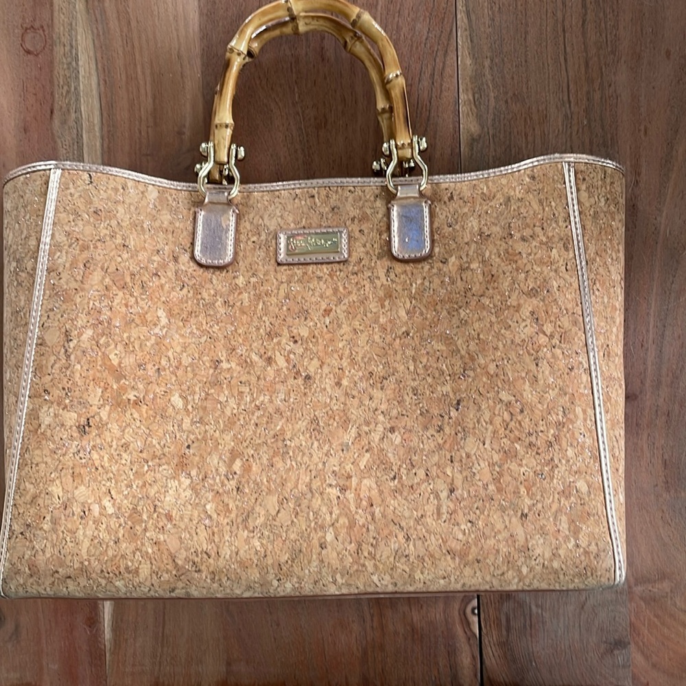 Lilly Pulitzer cork tote